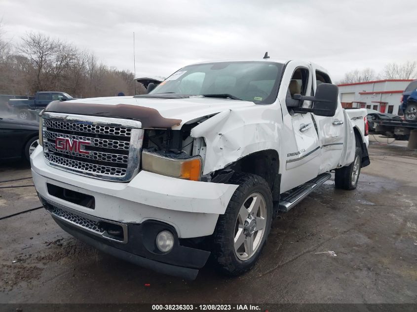 2013 GMC Sierra 2500Hd Denali VIN: 1GT125E80DF196521 Lot: 38236303