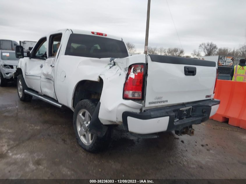 2013 GMC Sierra 2500Hd Denali VIN: 1GT125E80DF196521 Lot: 38236303