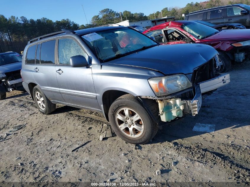 2004 Toyota Highlander V6 VIN: JTEGP21A840026909 Lot: 38236338