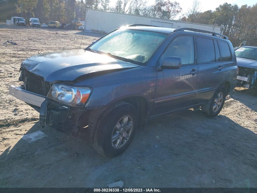 2004 Toyota Highlander V6 VIN: JTEGP21A840026909 Lot: 38236338