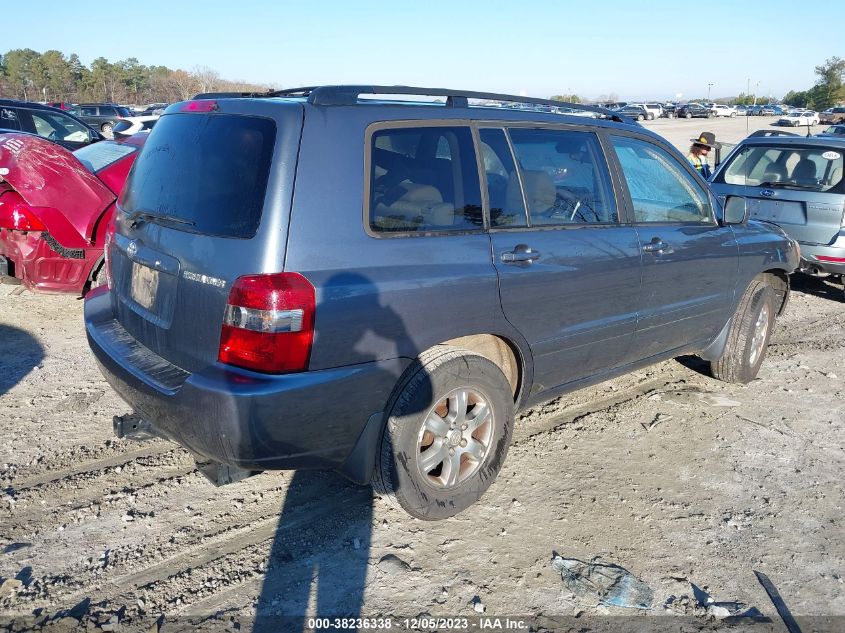 2004 Toyota Highlander V6 VIN: JTEGP21A840026909 Lot: 38236338