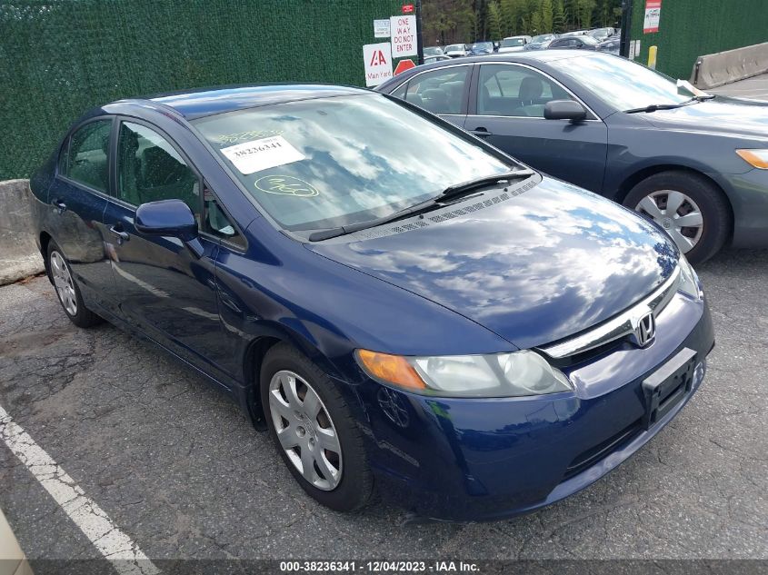 2007 Honda Civic Lx VIN: 1HGFA16567L138782 Lot: 38236341