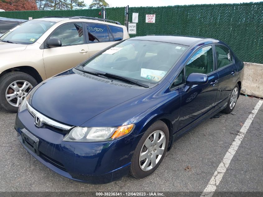 2007 Honda Civic Lx VIN: 1HGFA16567L138782 Lot: 38236341