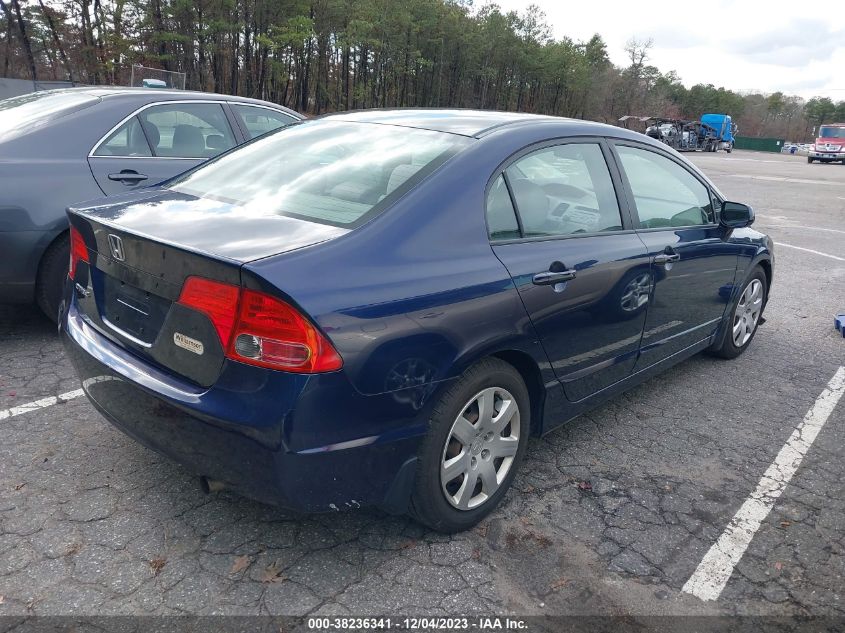 2007 Honda Civic Lx VIN: 1HGFA16567L138782 Lot: 38236341