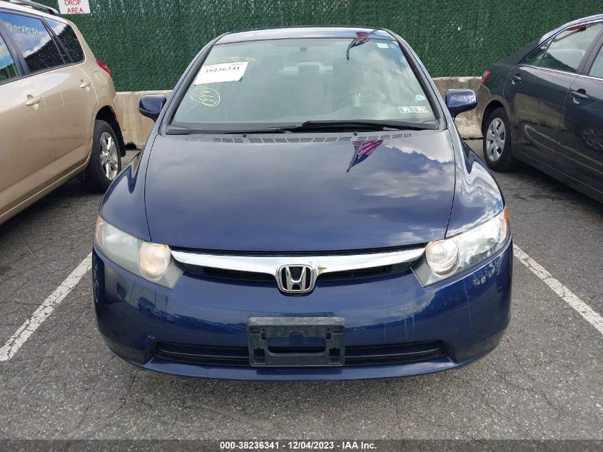 2007 Honda Civic Lx VIN: 1HGFA16567L138782 Lot: 38236341