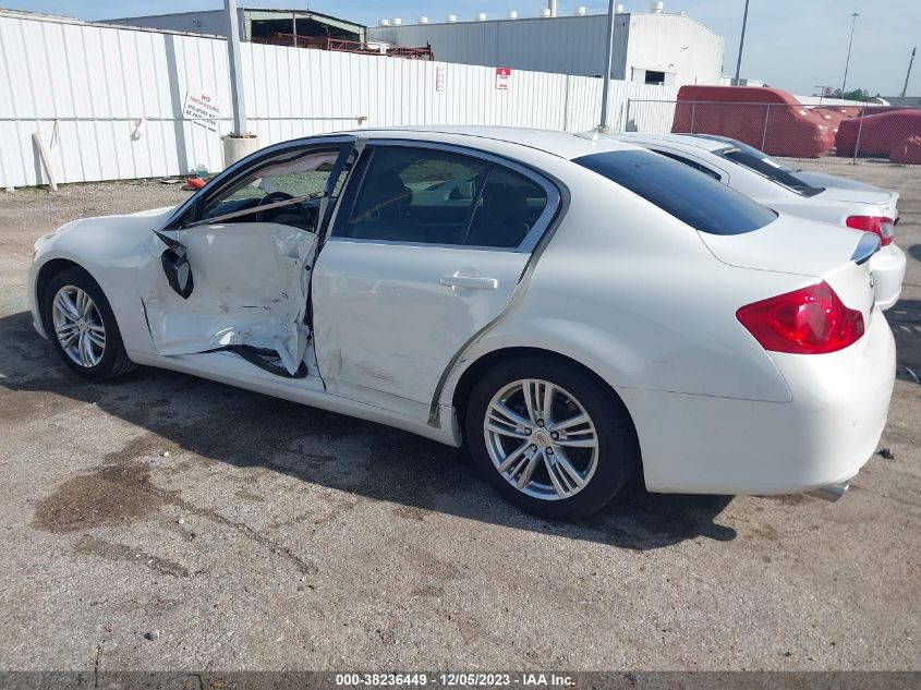 2013 Infiniti G37 Journey VIN: JN1CV6AP6DM305307 Lot: 38236449