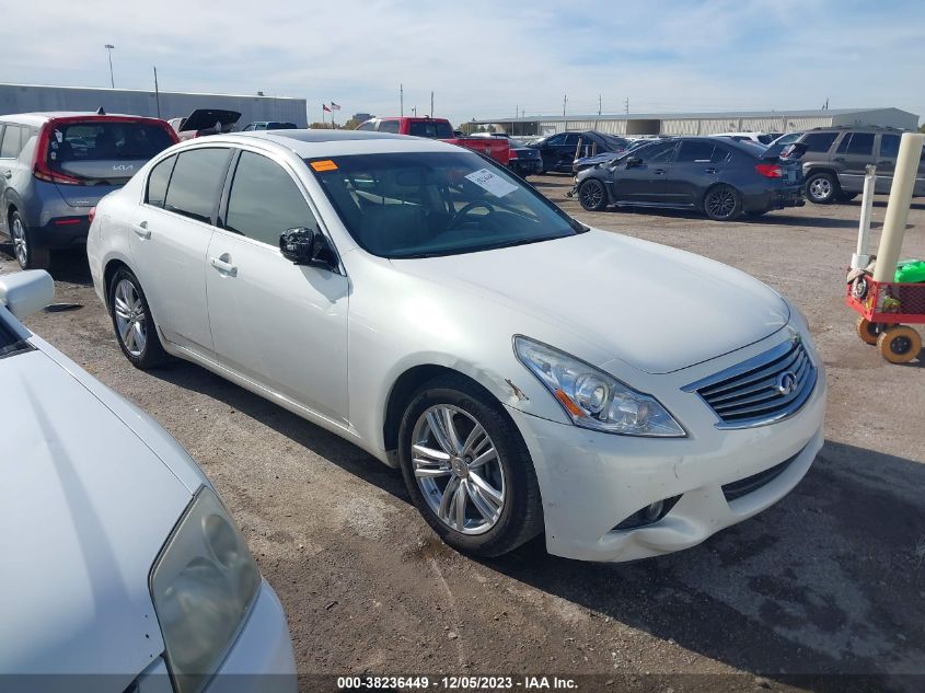 2013 Infiniti G37 Journey VIN: JN1CV6AP6DM305307 Lot: 38236449