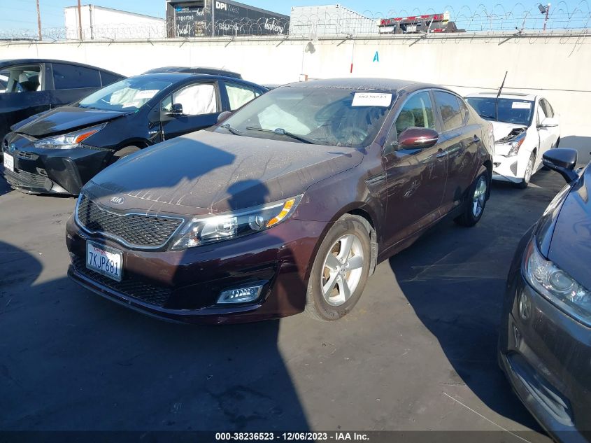 2015 Kia Optima Lx VIN: 5XXGM4A71FG439155 Lot: 38236523