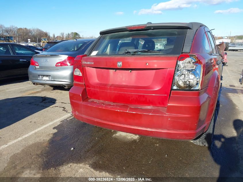 2008 Dodge Caliber Se VIN: 1B3HB28C78D660078 Lot: 38236524