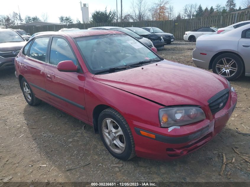 2005 Hyundai Elantra Gls/Gt VIN: KMHDN56D75U166604 Lot: 38236651