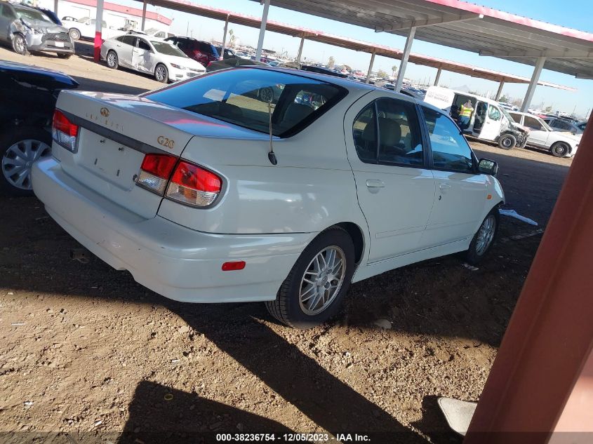 1999 Infiniti G20 Standard/Touring VIN: JNKCP11A9XT010569 Lot: 38236754