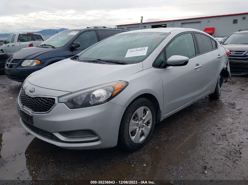 2014 Kia Forte Lx VIN: KNAFK4A62E5186419 Lot: 38236843