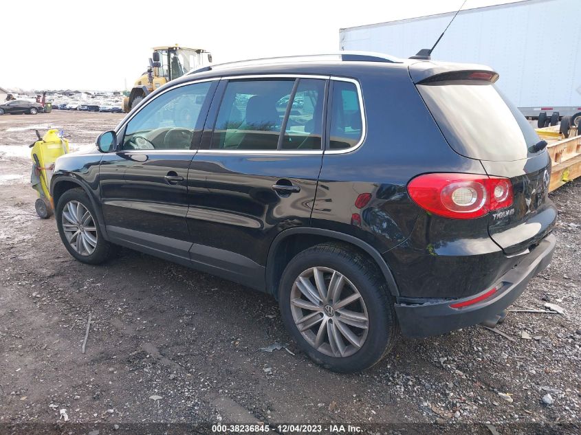 2011 Volkswagen Tiguan Se VIN: WVGBV7AX6BW531424 Lot: 38236845