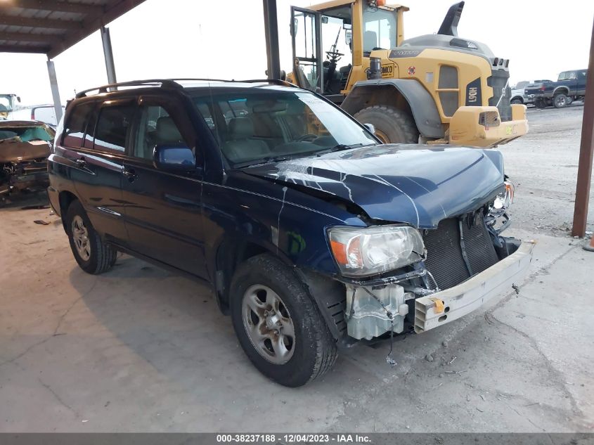 2007 Toyota Highlander VIN: JTEGD21A170166684 Lot: 38237188