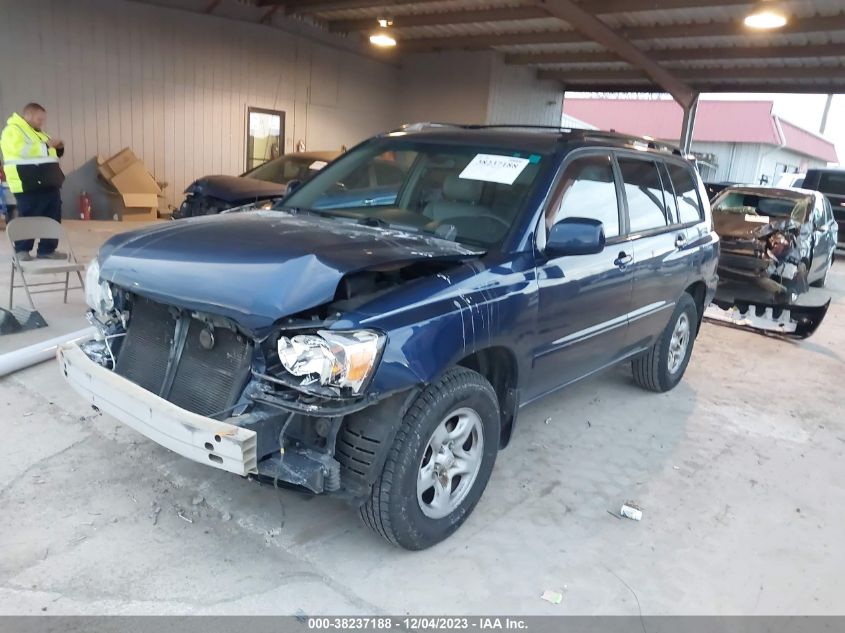 2007 Toyota Highlander VIN: JTEGD21A170166684 Lot: 38237188