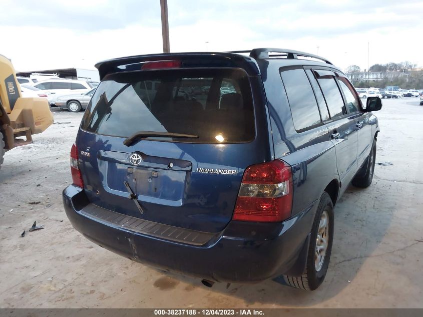 2007 Toyota Highlander VIN: JTEGD21A170166684 Lot: 38237188