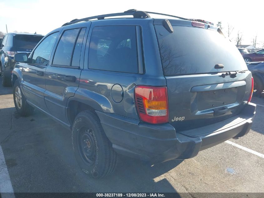 2004 Jeep Grand Cherokee Laredo VIN: 1J4GW48S54C144779 Lot: 38237189