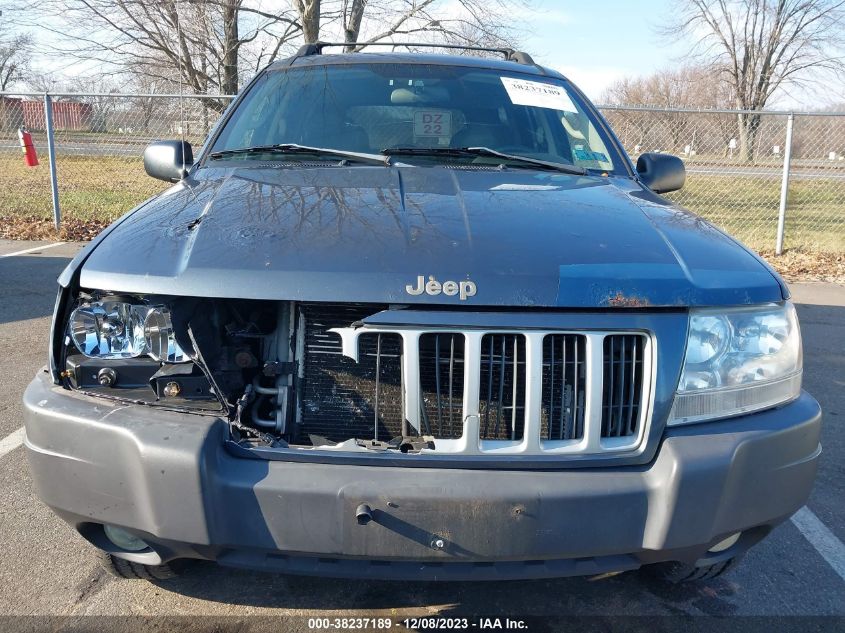 2004 Jeep Grand Cherokee Laredo VIN: 1J4GW48S54C144779 Lot: 38237189