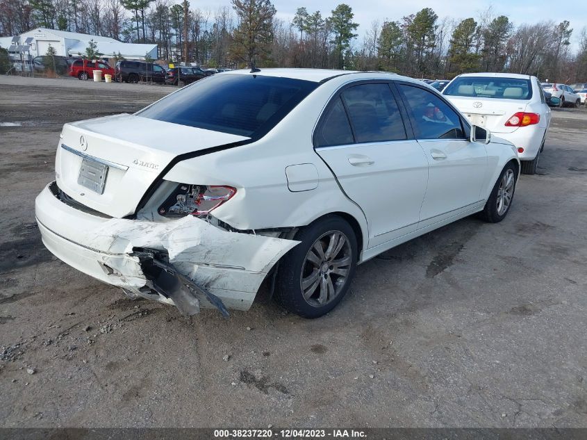 2011 Mercedes-Benz C 300 Luxury 4Matic VIN: WDDGF8BB1BR151864 Lot: 38237220