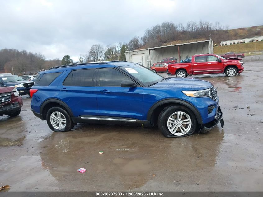 2022 Ford Explorer Xlt VIN: 1FMSK8DH4NGA70127 Lot: 38237280