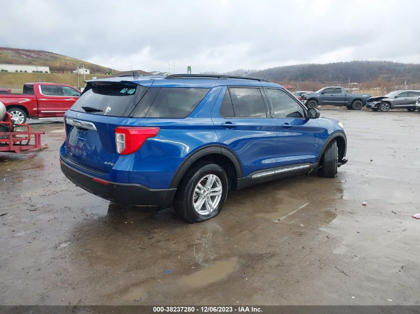 1FMSK8DH4NGA70127 2022 Ford Explorer Xlt