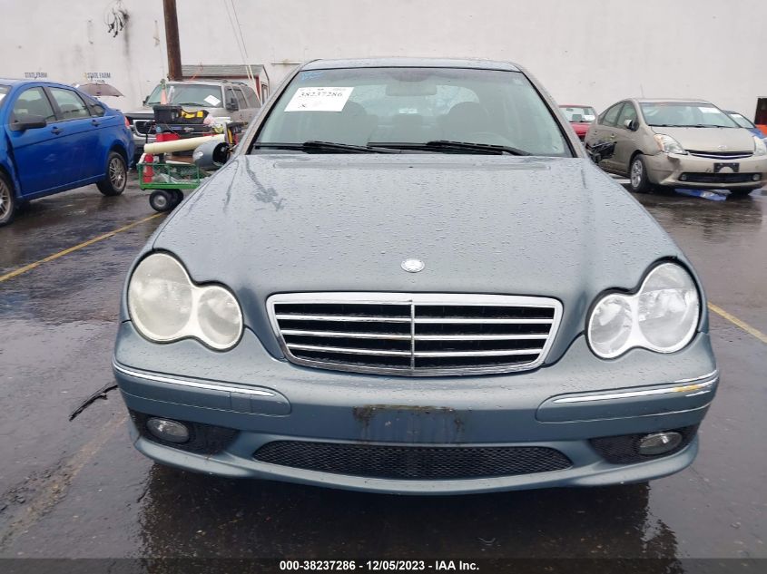 2005 Mercedes-Benz C 230 Kompressor Sport VIN: WDBRF40JX5F609296 Lot: 38237286