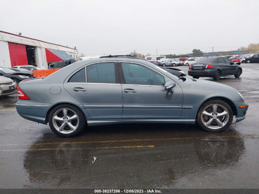 2005 Mercedes-Benz C 230 Kompressor Sport VIN: WDBRF40JX5F609296 Lot: 38237286