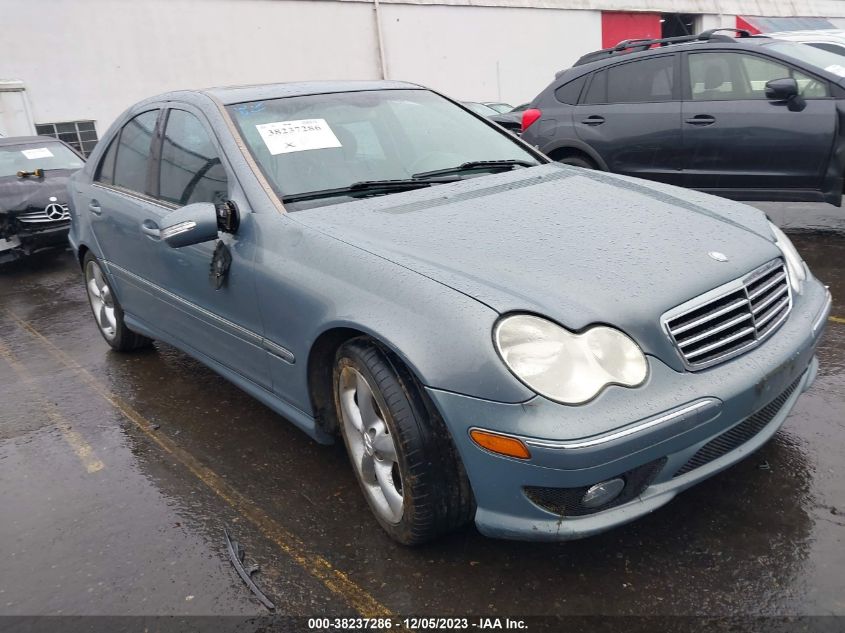 2005 Mercedes-Benz C 230 Kompressor Sport VIN: WDBRF40JX5F609296 Lot: 38237286