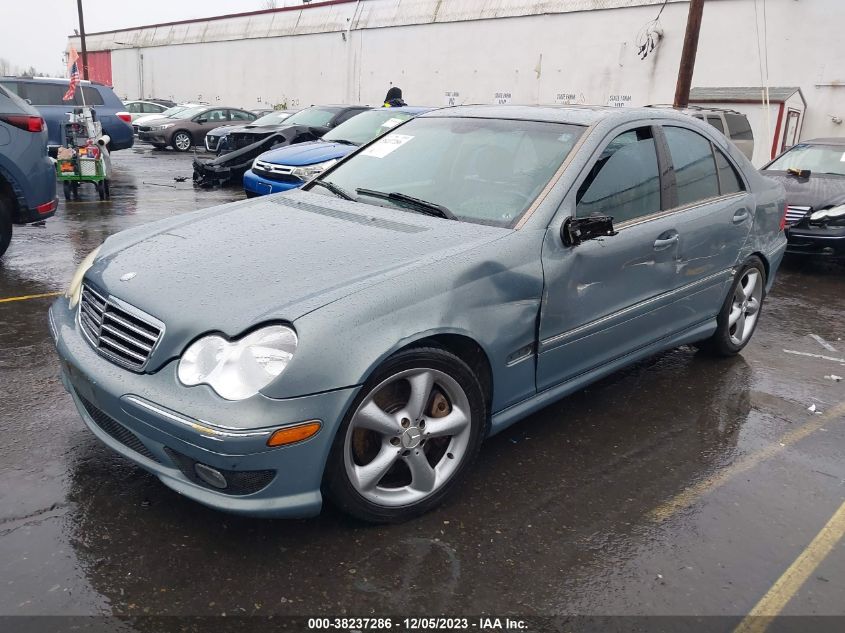 2005 Mercedes-Benz C 230 Kompressor Sport VIN: WDBRF40JX5F609296 Lot: 38237286