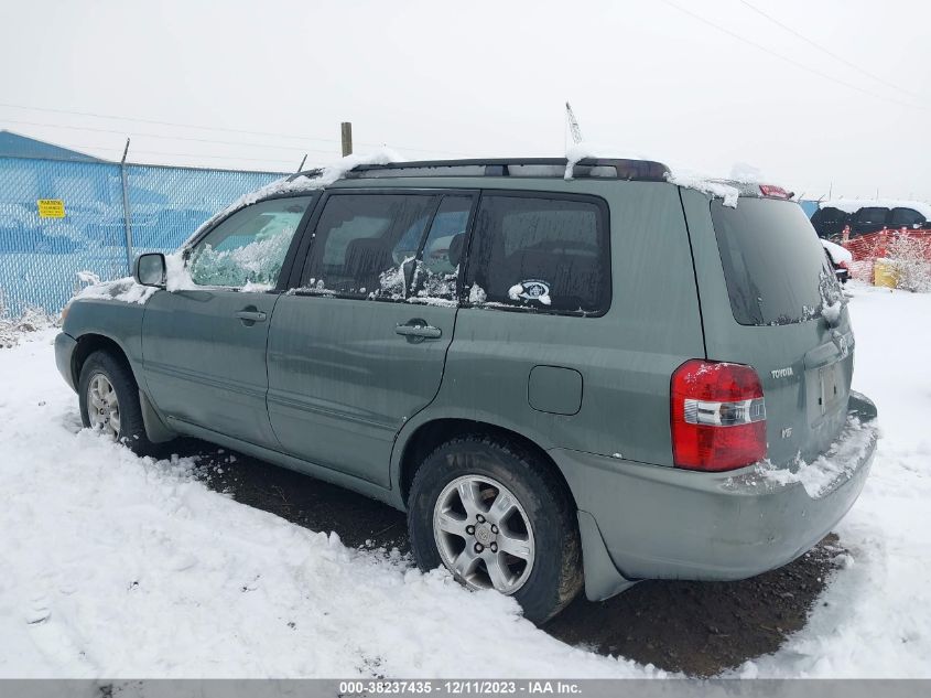 2006 Toyota Highlander V6 VIN: JTEDP21A360117737 Lot: 38237435