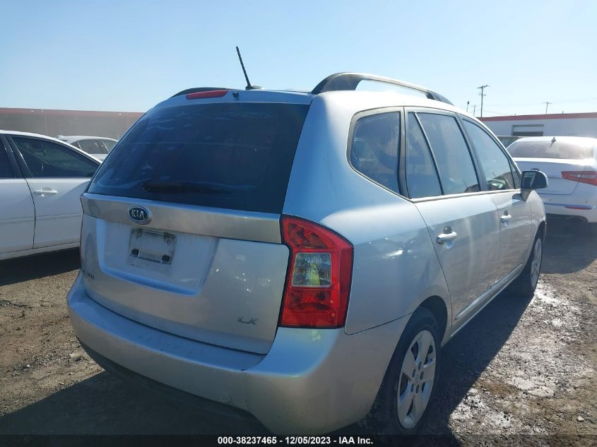 2009 Kia Rondo Lx VIN: KNAFG528797240086 Lot: 38237465