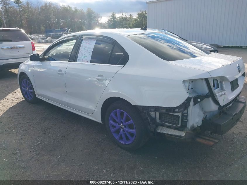 3VWDP7AJ3DM353572 2013 Volkswagen Jetta 2.5L Se