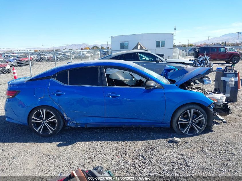 2021 Nissan Sentra Sr Xtronic Cvt VIN: 3N1AB8DVXMY277885 Lot: 38237696