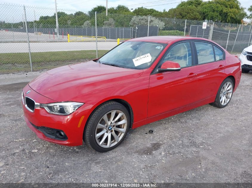 2018 BMW 320I VIN: WBA8E1G59JNU93402 Lot: 38237914