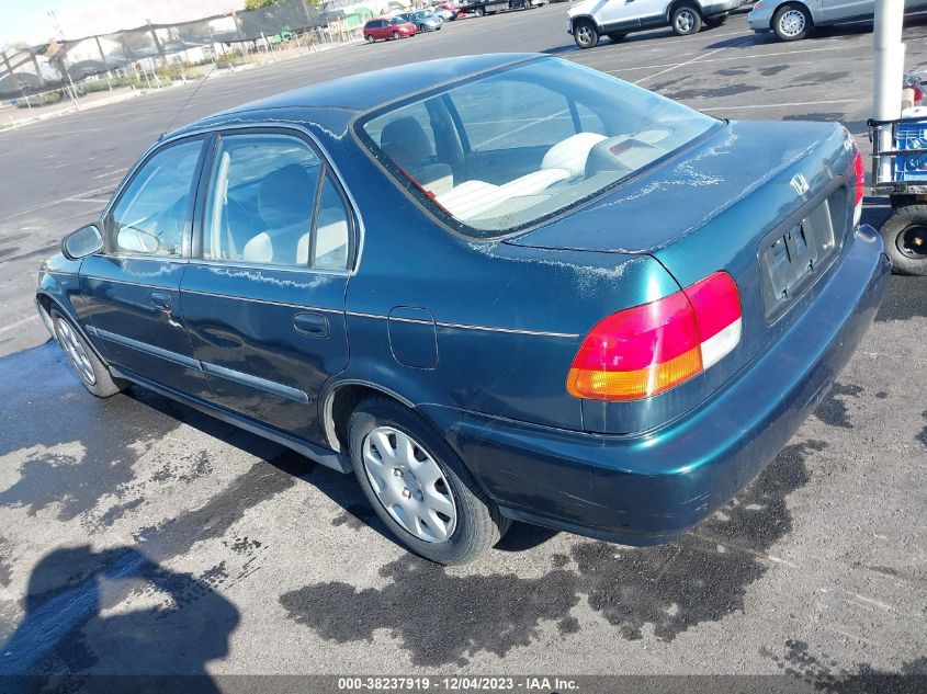 1998 Honda Civic Lx VIN: 2HGEJ6677WH519126 Lot: 38237919