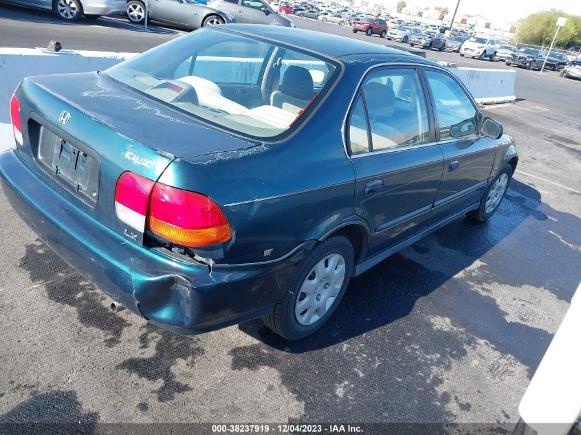 1998 Honda Civic Lx VIN: 2HGEJ6677WH519126 Lot: 38237919