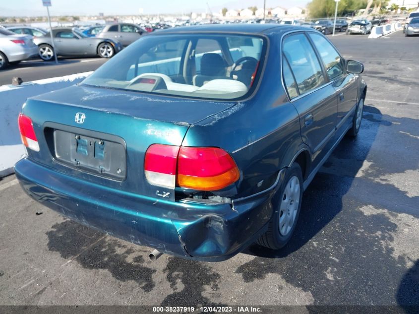 1998 Honda Civic Lx VIN: 2HGEJ6677WH519126 Lot: 38237919