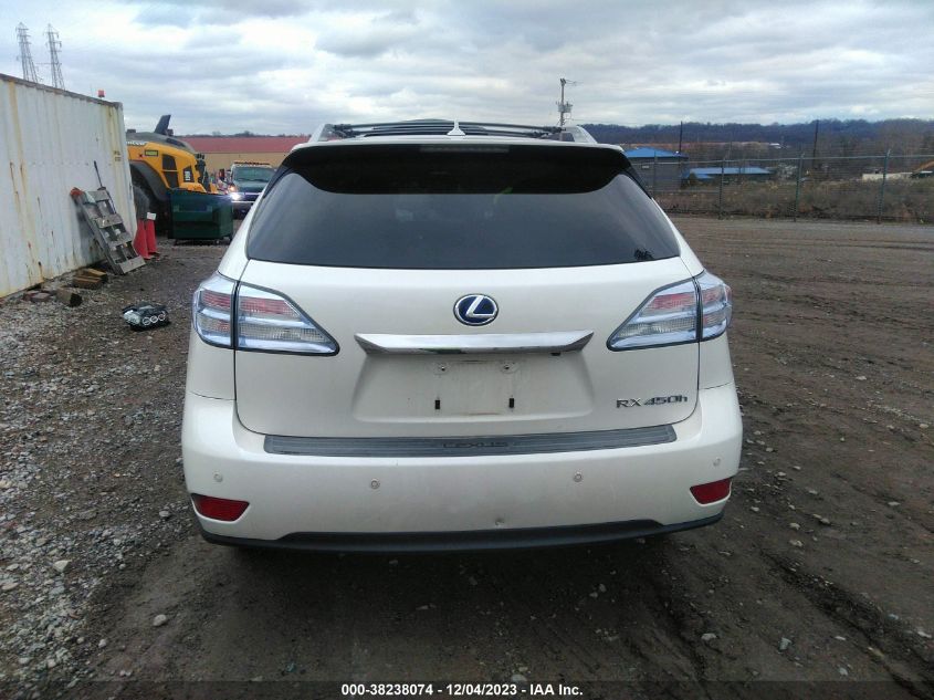 2011 Lexus Rx 450H VIN: JTJBC1BA9B2032185 Lot: 38238074