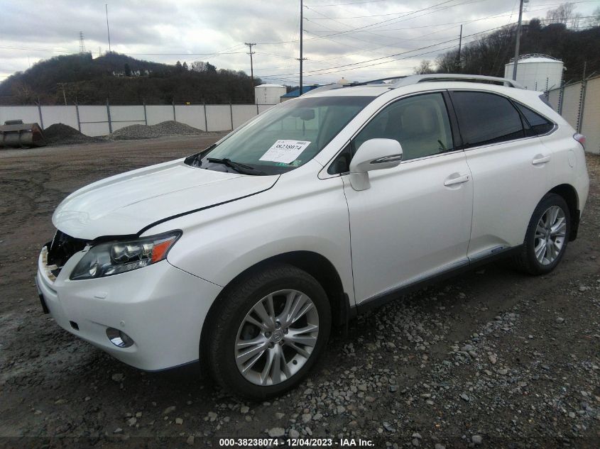 2011 Lexus Rx 450H VIN: JTJBC1BA9B2032185 Lot: 38238074