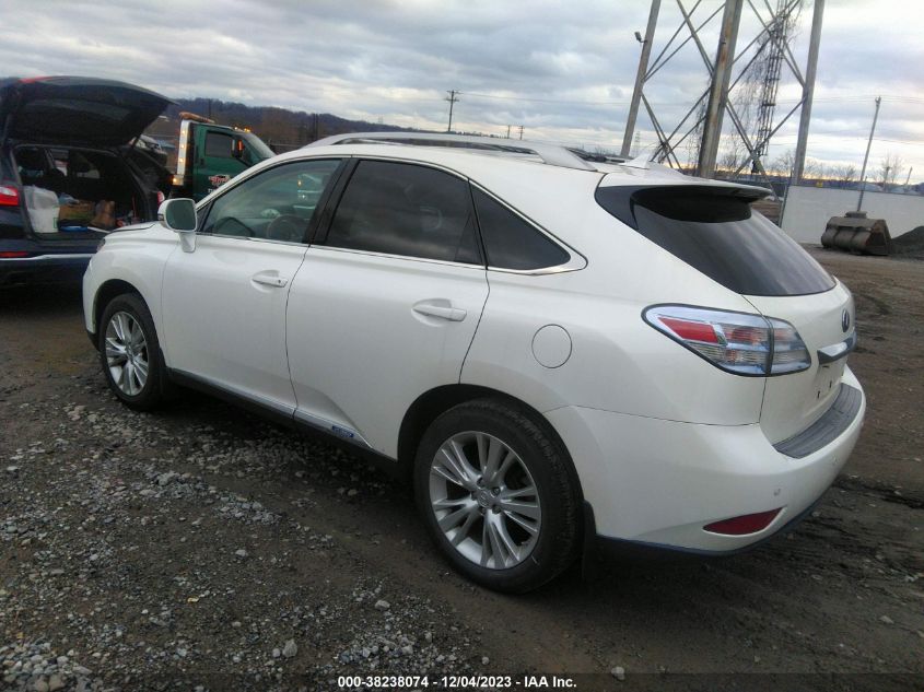 2011 Lexus Rx 450H VIN: JTJBC1BA9B2032185 Lot: 38238074