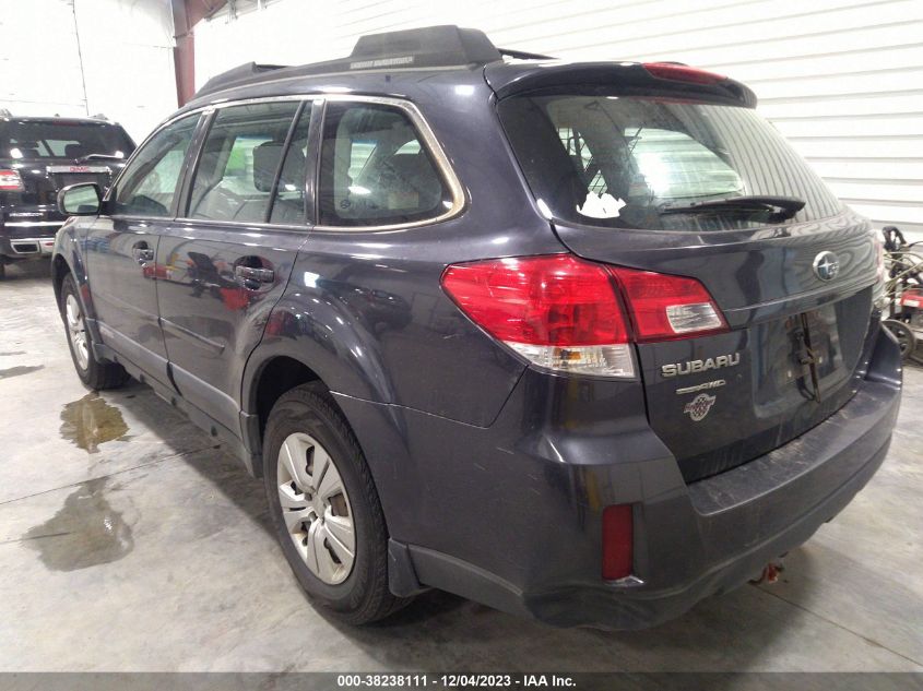 2011 Subaru Outback 2.5I VIN: 4S4BRCAC3B3442602 Lot: 38238111