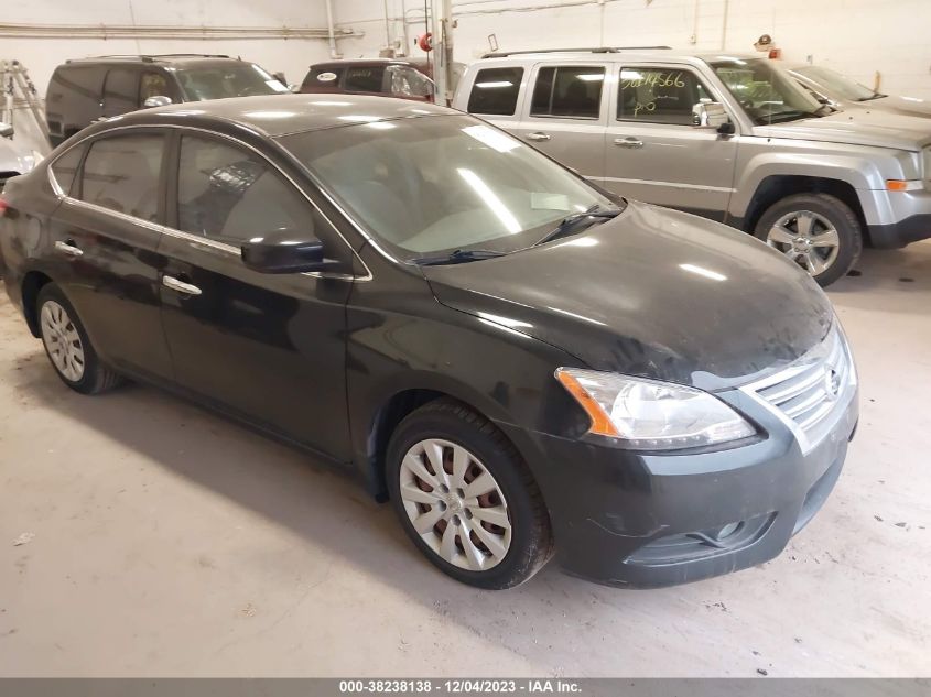 2013 Nissan Sentra Sv VIN: 3N1AB7AP8DL700170 Lot: 38238138