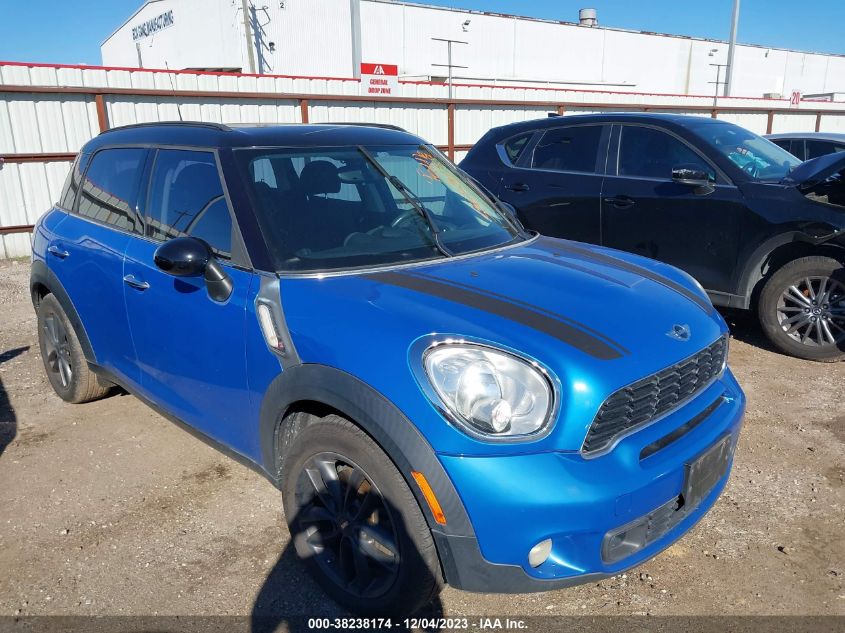 2012 Mini Cooper S Countryman S VIN: WMWZC3C58CWL82588 Lot: 38238174