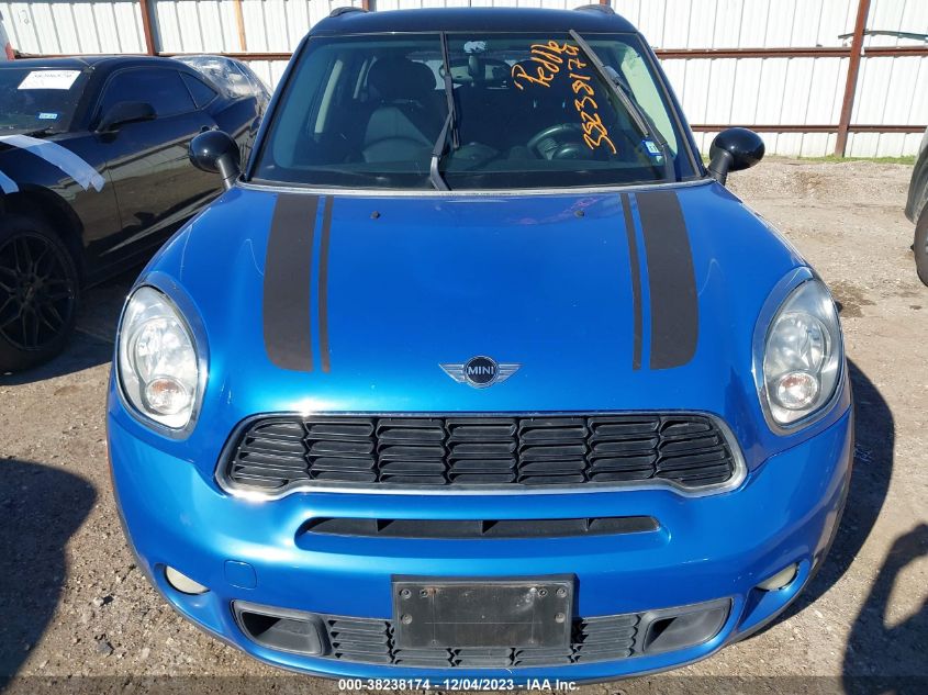 2012 Mini Cooper S Countryman S VIN: WMWZC3C58CWL82588 Lot: 38238174