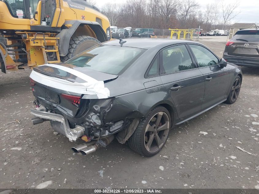 2019 Audi S4 3.0T Premium VIN: WAUB4AF46KA004884 Lot: 38238226