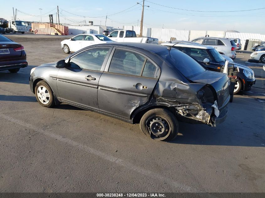 2009 Hyundai Accent Gls VIN: KMHCN46C69U284517 Lot: 38238248