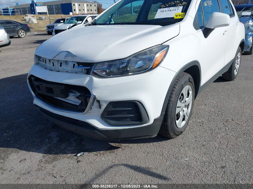 2019 Chevrolet Trax Ls VIN: LSGCJKSB5KY011914 Lot: 38238317