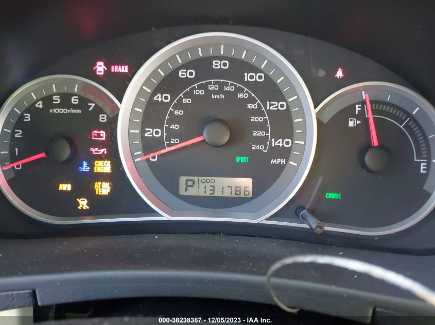 2010 Subaru Impreza Wagon Outback Sport VIN: JF1GH6D62AH822560 Lot: 38238387