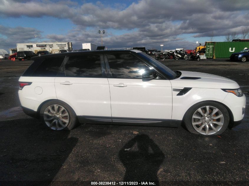 2016 Land Rover Range Rover Sport 3.0L V6 Supercharged Hse VIN: SALWR2PF6GA658215 Lot: 38238412