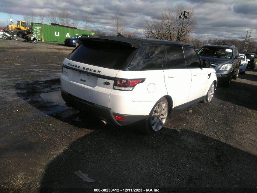 2016 Land Rover Range Rover Sport 3.0L V6 Supercharged Hse VIN: SALWR2PF6GA658215 Lot: 38238412